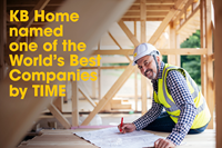 KB Home, one of the largest and most recognized homebuilders in the U.S., has been named to TIME’s 2025 list of World’s Best Companies.
