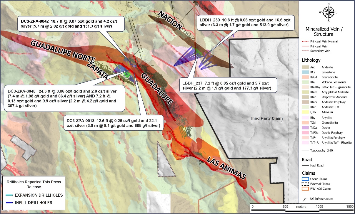 Figure 1: Highlighted drillhole results from the Hidalgo deposit (Photo: Business Wire)