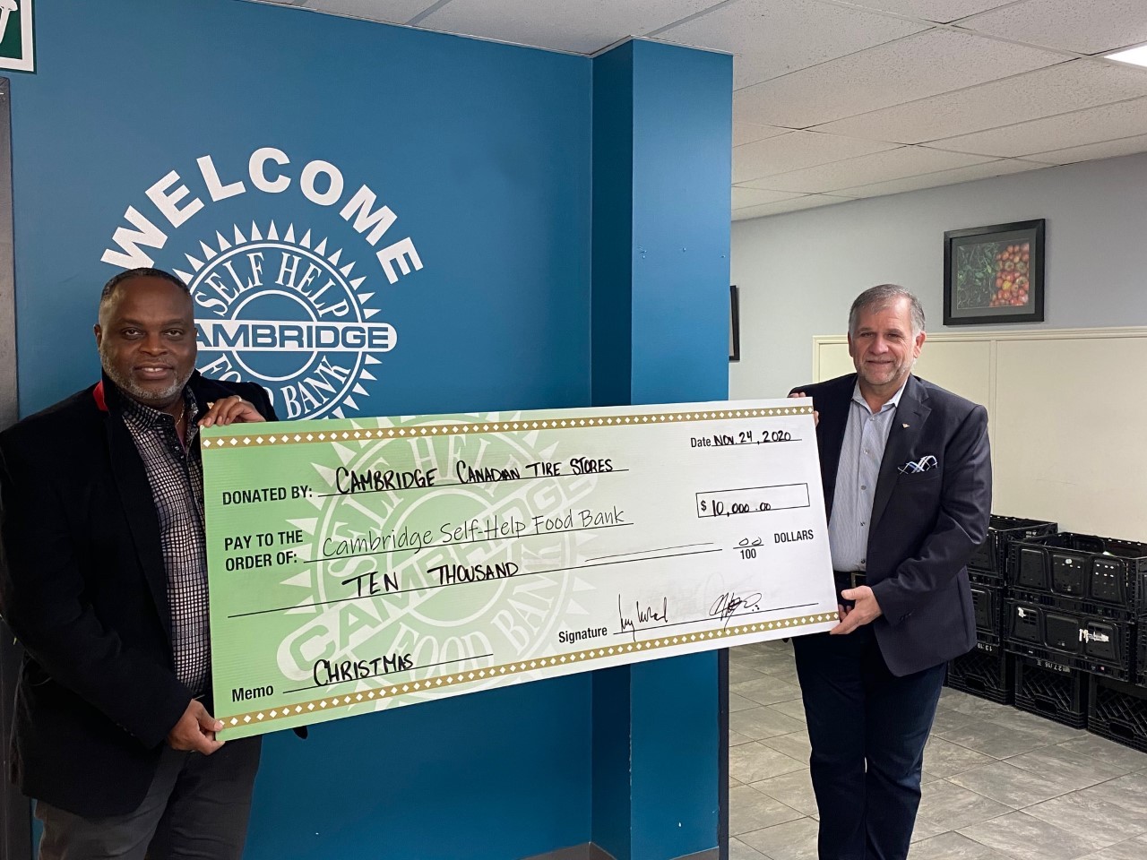 Canadian Tire Corporation, Limited Cambridge SelfHelp Food Bank