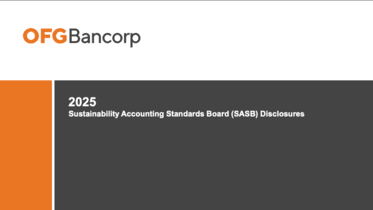 OFG's 2025 SASB Index
